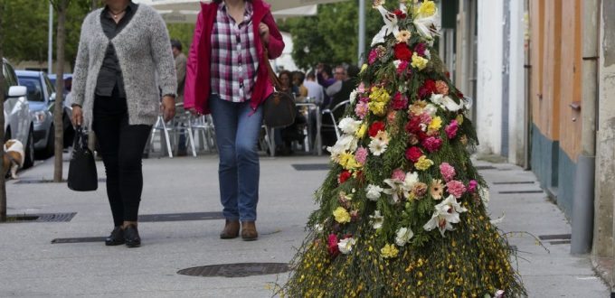 Canido saca las mesas a la calle para cerrar Os Maios
