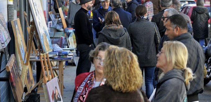 Una galería de arte al aire libre en el corazón de Canido