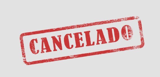 CANCELACIÓN DE ACTIVIDADE