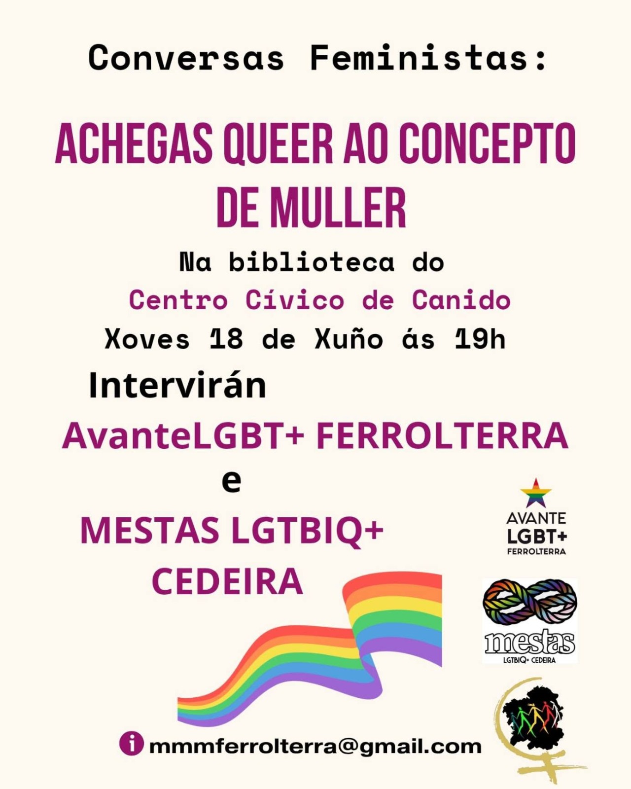 Evento 18/06/26 – Conversas Feninistas