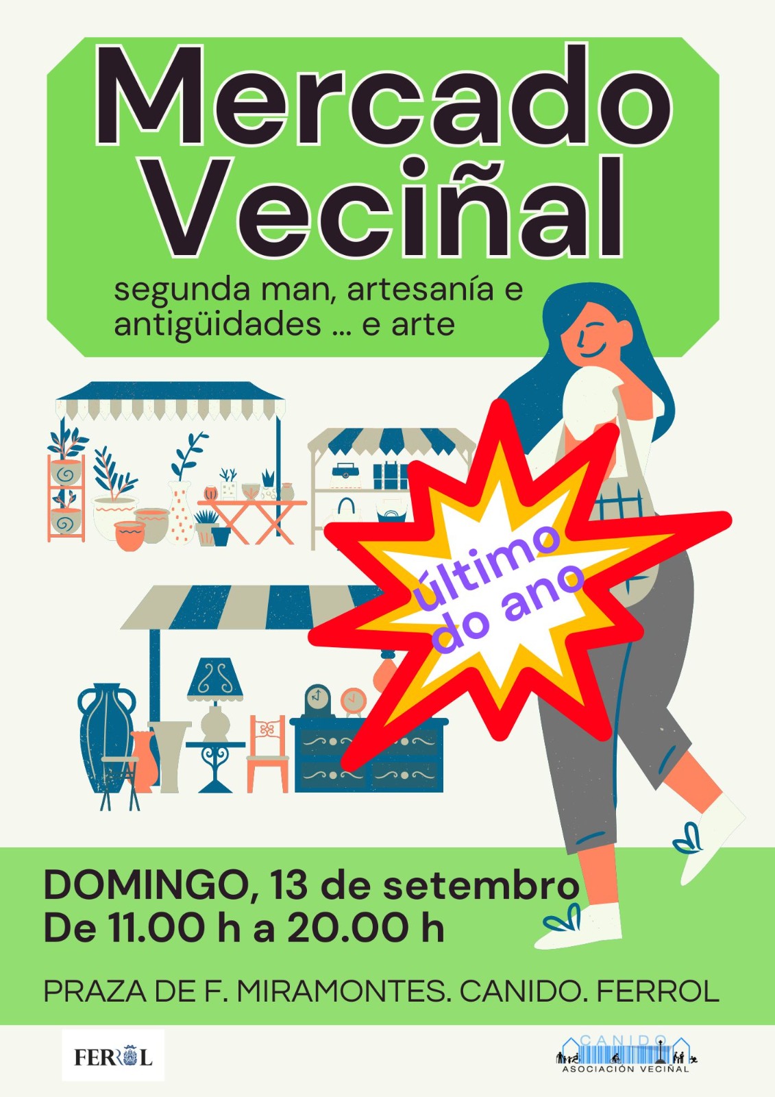 Novo mercado Veciñal o vindeiro Domingo